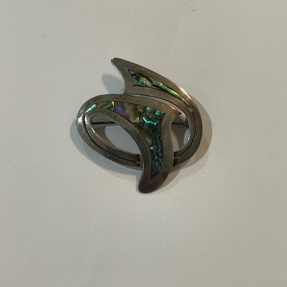 Vintage 925 Sterling Silver Mexico Alpaca Brooche - Picture 5 of 5